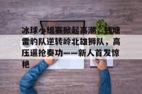 kaiyun官网入口包含冰球小组赛掀起高潮，钱塘雷豹队逆转岭北雄狮队，高压逼抢奏功——新人首发惊艳的词条